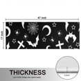 thumbnail image 5 of Kitchen Rugs Sets Of 2,Black Halloween Bat Spider Pattern Anti Fatigue Kitchen Mat Rugs Non Slip Washable,Decorative Kitchen Floor Mats for Kitchen,Sink,Laundry,17"X47", 5 of 5