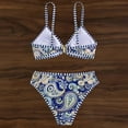 thumbnail image 5 of DHFJKG Bikini Sets For Women Boho Floral 2 Piece Swimsuit Adjustable Straps High Cut Sexy Bathing Suit Stylish Beachwear, 5 of 6