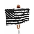 thumbnail image 1 of Toalla de playa extragrande con bandera, textura desgastada, toalla de baño absorbente | Toalla de microfibra ligera de secado rápido para nadar, viajar, acampar y vacaciones de verano, 1 of 7