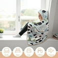 thumbnail image 5 of Wearable Blanket Hoodie for Adults & Kids, Cute Panda Robe Cloak Throw Poncho Flannel Warm Wrap Cape-C4-50x60, 5 of 6
