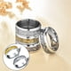 thumbnail image 3 of Qarigey Anillo de hombre portátil decorativo adultos mano joyería fiesta vacaciones Festival ropa decoración novio reutilizable artesanía Ropa, zapatos y accesorios Miscelánea Oro Talla 9, 3 of 6