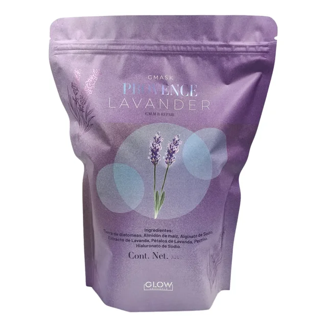 Mascarilla Hidroplástica Facial Lavanda 1kg Jelly Mask Gmask – Hidratación Intensa y Suavidad