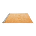 thumbnail image 2 of Ahgly Company Machine Washable Indoor Square Oriental Orange Traditional Area Rugs, 6' Square, 2 of 4