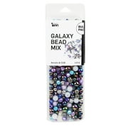 Cousin DIY Galaxy Bead Mix, Black and Purple Iridescent Acrylic, 145g, 500 Piece, Adult, 69995740