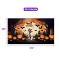 thumbnail image 5 of Mummy Poodle Happy Halloween with Pumpkins Bats Spooky Fun Doormat Poodles Dog Lover Gifts Idea Indoor Outdoor Welcome Mat - 00019, 5 of 5