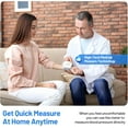 thumbnail image 3 of Wrist Blood Pressure Monitor Digital BP Monitor Rechargeable BP Machine with 2x99 Readings Memory Large LCD Display Voice Broadcast, 3 of 8