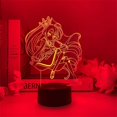 thumbnail image 2 of Figura de Shiro Night Light USB No Game No Life, ilusión 3D, 2 of 5