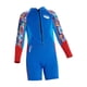 thumbnail image 1 of Traje de neopreno para niños, traje de neopreno con protección solar, traje de neopreno de manga larga para niños, traje de natación Azul S, 1 of 9