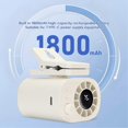 thumbnail image 5 of Wearable Airs Cooler USB Rechargeable Desk Fan for Riding Workout, 5 of 5