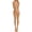 Brown, variant on Sheer Bodysuit for Women Full Body See Through Oil Shiny Glossy Jumpsuits Long Sleeve One Piece Zipper Catsuit for Party Dance Clubwear XL Pink