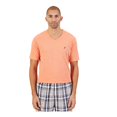 thumbnail image 2 of Nautica - Camiseta para dormir de pijama de punto sólido para hombre, naranja, pequeña Nautica Camiseta de manga corta, 2 of 2