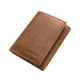 thumbnail image 5 of Guardurnaity Cartera de cuero para hombre, plegable, Vintage, exquisita, con bolsillo para fotos, triple, elegante, para marido, Notecase, regalo de Café Ligero 2piezas, 5 of 6