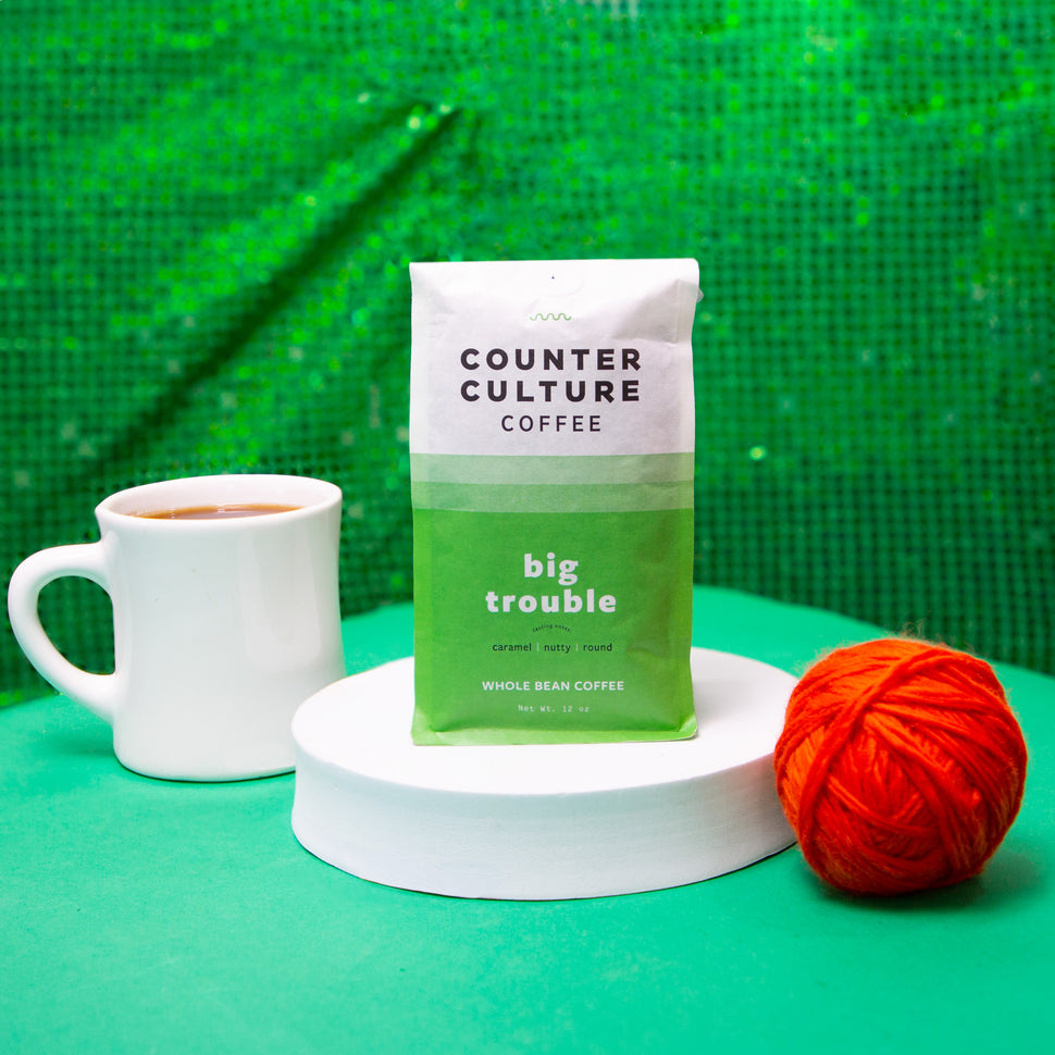 (Pack of 6), Counter Culture Big Trouble Whole Bean Coffee, 12 oz