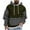 A-Army Green, variant on Hoodies for Men Plaid Sweatshirt Men's Fleece Solid Pullover Sweater Leaisure Utility Training Plush Thermal Hoody Coat Round Collar Work Hooded Top Casual Streetwear