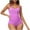 Purple, variant on Wancir Women's Shapewear Bodysuit Tummy Control Body Shaper Waist Trainer Seamless Full Body Suits Butt Lifting
