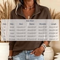 thumbnail image 2 of cocolona Half Zip Pullover Sweatshirts for Women Long Sleeve Solid Color Loose Casual Basic Sweatshirts, 2 of 7