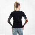 thumbnail image 5 of Women Men Sun Protection Garden Sleeves America Thin Blue Line Flag Cooling Protective Arm Sleeves With Thumb Hole, 5 of 6
