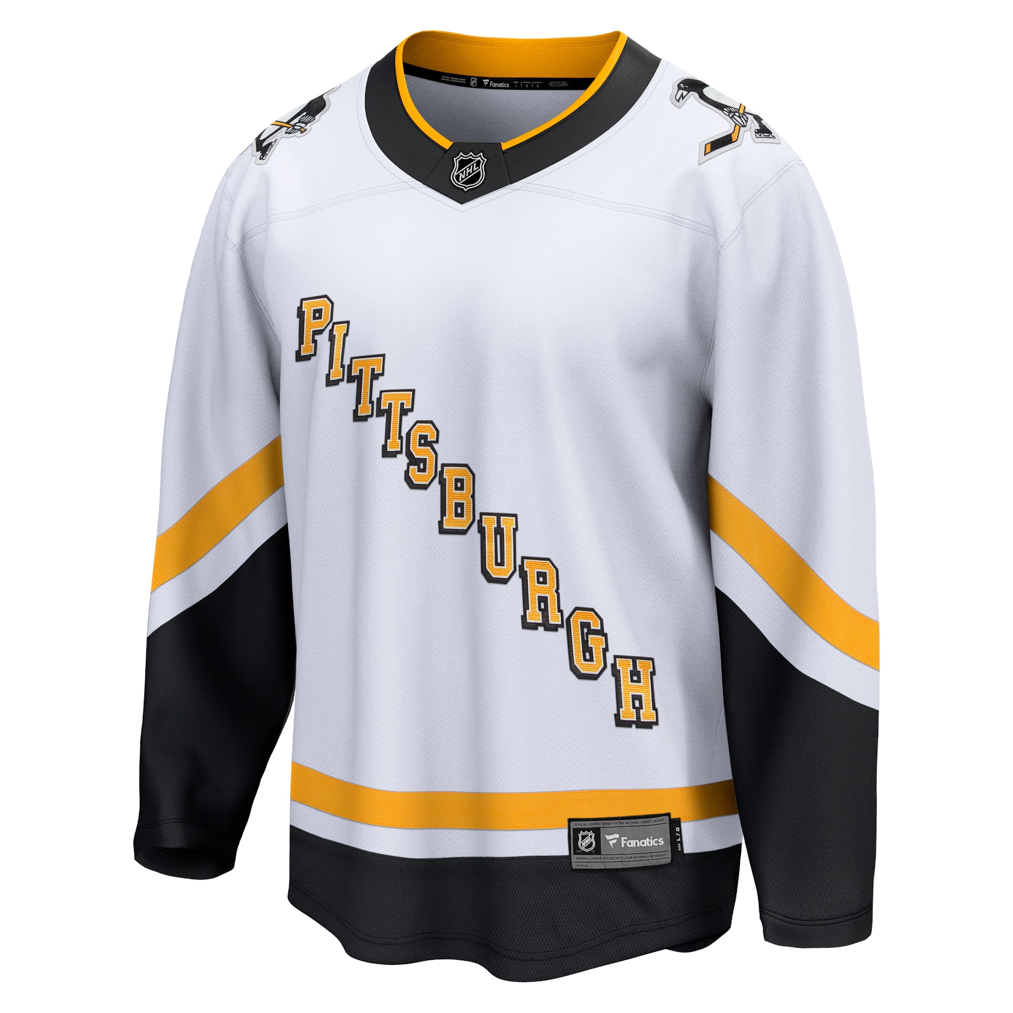 white pittsburgh penguins jersey