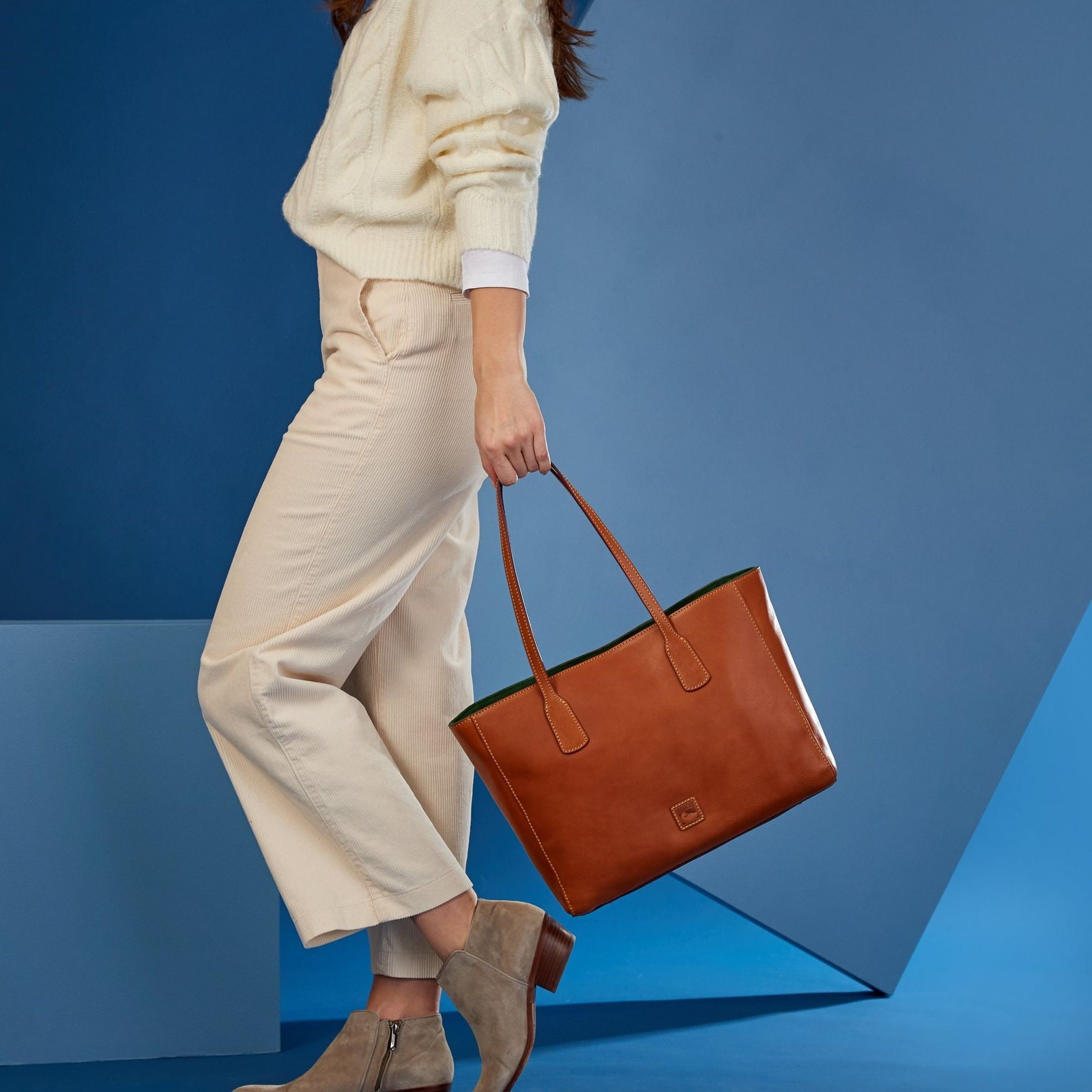 Dooney and bourke top florentine large ashton tote