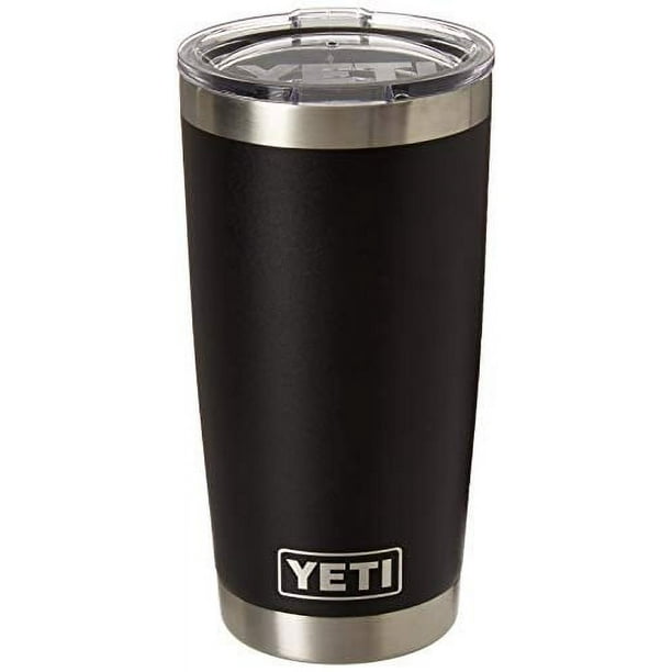 Vaso YETI Rambler de acero inoxidable con aislamiento al vacío de 590 ml YETI Rambler Acero Inoxidable 20 oz Negro Matte