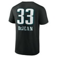 thumbnail image 3 of Men's Cooper DeJean Black Philadelphia Eagles Team Wordmark Name & Number T-Shirt, 3 of 3