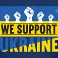 thumbnail image 3 of CafePress - We Support Ukraine T Shirt - Dark T-Shirt Kids XS-XL, 3 of 4