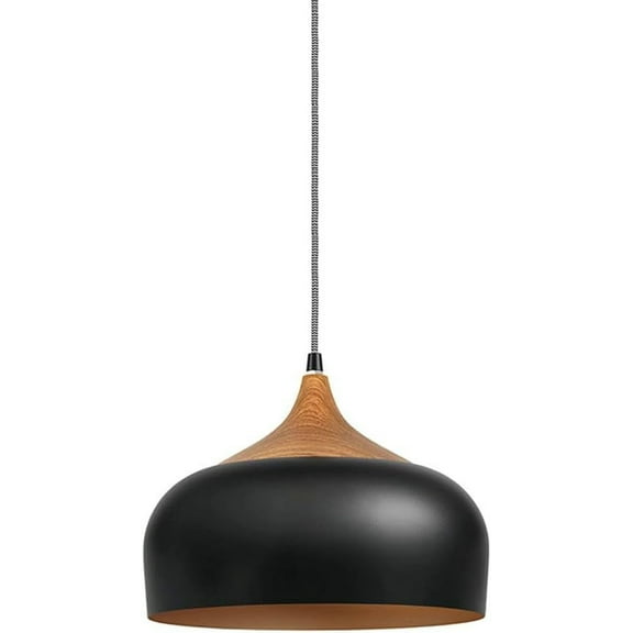 Rustic Metal Pendant Light Fixture for Dining Room, Modern Simple Pendant Lighting for Kitchen Island, Retro Farmhouse Pendant Light, Industrial Style Pendant Lamp