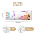 thumbnail image 3 of Honeii Watercolor Gnome Garden Print Long Body Pillowcase 20x54 in,Body Pillow Cover with Zipper,Large Body Pillowcase,Soft Bed Decorative, 3 of 7