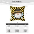 thumbnail image 4 of ZICANCN Decorative Throw Pillow Covers , Gnome Eif Couch Sofa Decorative Knit Pillow Covers for Living Room Farmhouse 16"x16", 4 of 8
