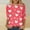 A03-Pink, variant on Valentines Shirt for Women Blouse for Women Plus Size,Female Short Sleeve Valentines Day Gifts for Girlfriend Shirts Crew Neck Casual Heart Print Tops