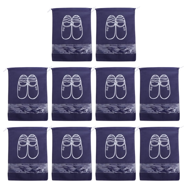 Bolsa de viaje para guardar zapatos, 10 unidades, gran capacidad, a prueba de polvo.