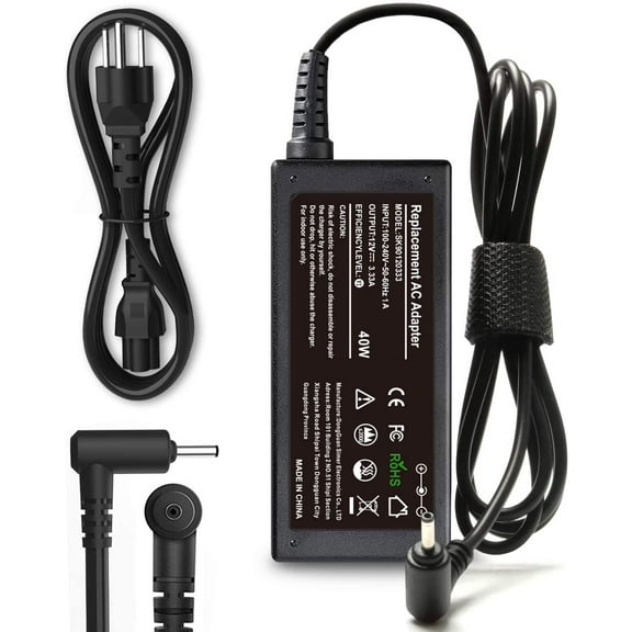 AC Adapter Charger for Samsung Chromebook XE303C12 11.6 Inch; XE303C12-A01US, XE303C12-H01US; XE303C12-A01UK, XE303C12-H01UK