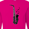 thumbnail image 4 of Inktastic Saxophone Musician Band Idea Long Sleeve T-Shirt, 4 of 5