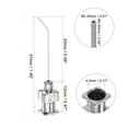 thumbnail image 2 of Blunt Tip Dispensing Needle 27 Gauge 1 Inch 45 Degrees Bent Flow, Silver Tone, 24pcs, 2 of 5