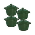 thumbnail image 1 of Cuisinart Ensemble de 4 Mini-Cocottes en Céramique (CB-MGCTC) - Vert, 1 of 1