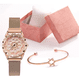 thumbnail image 1 of Reloj Para Dama Malubero Conjunto de pulsera de reloj Placa Giratoria con Pulseras, 1 of 3