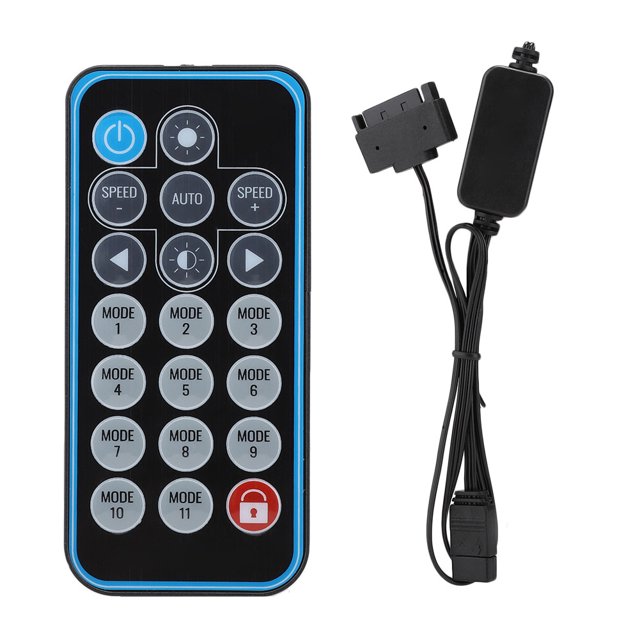 Controlador de ventilador de 5V y 3 pines, tira de luz, controlador de Control remoto a interfaz SATA para AURA RGB
