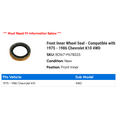 thumbnail image 2 of Front Inner Wheel Seal - Compatible with 1975 - 1986 Chevy K10 4WD 1976 1977 1978 1979 1980 1981 1982 1983 1984 1985, 2 of 2
