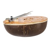 X8 Drums Thumb Piano Gecko Kalimba, Coconut Shell