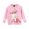 thumbnail image 1 of Chandail en Molleton de Noël pour Bébé Filles Garçons Pull à Manches Longues Col Rond Blouse 5-7 Ans, 1 of 2