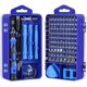 thumbnail image 1 of Kit de destornilladores magnéticos de precisión 115 en 1, herramientas de reparación de mini destornilladores portátiles para desmontar portátiles, teléfonos inteligentes, relojes, gafas, ordenadores (azul). esquí esquí Gafas de esquí, 1 of 5