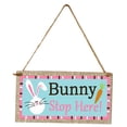 thumbnail image 4 of Cartel de licencia de Puerta de con Una Cuerda de Cáñamo , Decoración de Cocina Bienvenido Bar Dormitorio Yotijar Placa colgante de madera de Pascua, 4 of 10