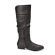 thumbnail image 5 of Botas DREAM PAIRS para mujer, altas hasta la rodilla, negras, con forro de piel sintética, talla 6.5, 5 of 6