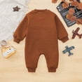 thumbnail image 3 of adviicd Baby Boy 18-24 Months Clothes Baby Girls Boys Autumn Solid Long Sleeve Romper Fall Boy Shirt, 3 of 5