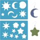 thumbnail image 1 of Plantilla de corte reutilizable con forma de joyería de 2 estilos, acrílico, luna, estrella y sol, para aretes de cuero, lapidario., 1 of 9