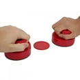 thumbnail image 3 of Cergrey Ensemble de Palets de Hockey de Table, Accessoire de Hockey de Table, Ensemble de Palets de Jeu de Hockey 94MM avec 4 Palets Grande Taille Rouge, 3 of 8