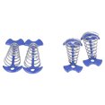 thumbnail image 3 of Tent Nails, 77mm Length Sturdy Non Slip  Tent Pegs Adjustable With Spring For Camping Blue, 3 of 8