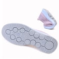 thumbnail image 5 of longantii Women's Orthopedic Slip-On Sneakers: Breathable Mesh Knitted Walking Shoes with Arch Support, Non-Slip Sole Wide Width for Comfort Pink, 5 of 6