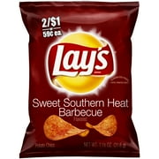 Lay's Sweet Southern Heat Barbeque Potato Chips, 1.13 oz