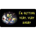 thumbnail image 1 of Marvin Martian I'm Getting Very Very Angry Photo License Plate, 1 of 1